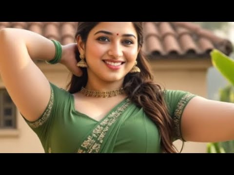 South Indian Actress Tamanna's Stunning Saree Photoshoot in a Beautiful Village Setting 🌿|Ai Art