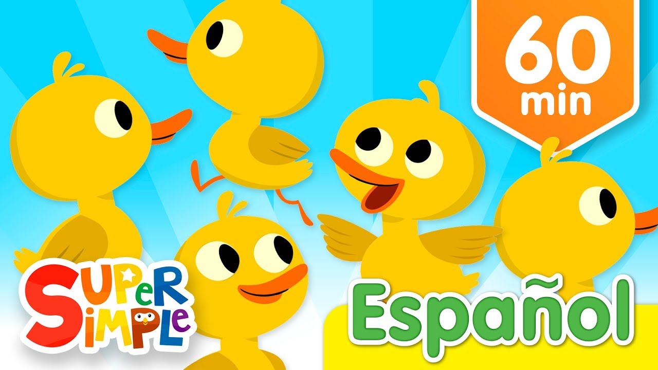 ¡Divertidas Canciones Infantiles! Aprende a Contar con Cinco Patitos y Más 🐥