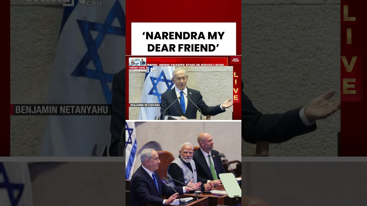 Netanyahu Greets PM Modi: 'Welcome My Dear Friend PM Narendra Modi' #netanyahu #pmmodi #israelnews