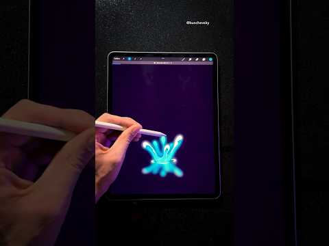 How to Animate Water in Procreate 🤯💦 #procreate #animation