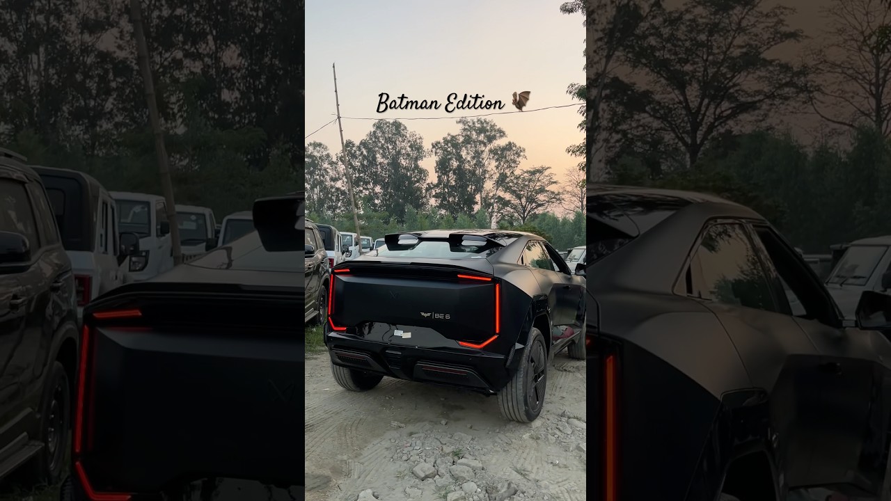 Special 999🖤 Mahindra BE6 Batman edition