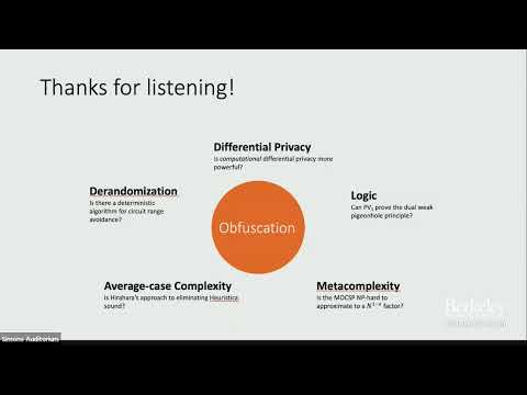 Tales of Obfuscation in Bounded Arithmetic, Metacomplexity, and Differential Privacy