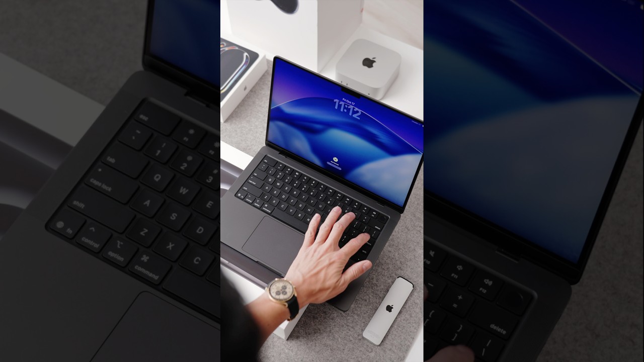 M5 Unboxing & Setup of M5 MacBook Pro 13” Space Black