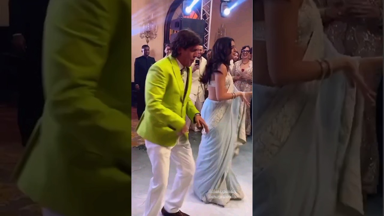Ananya Panday & Chunky Pandey's Fun Dance at Cousin's Wedding 💃