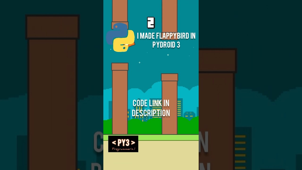 Build Flappy Bird in Pydroid 3 🐦