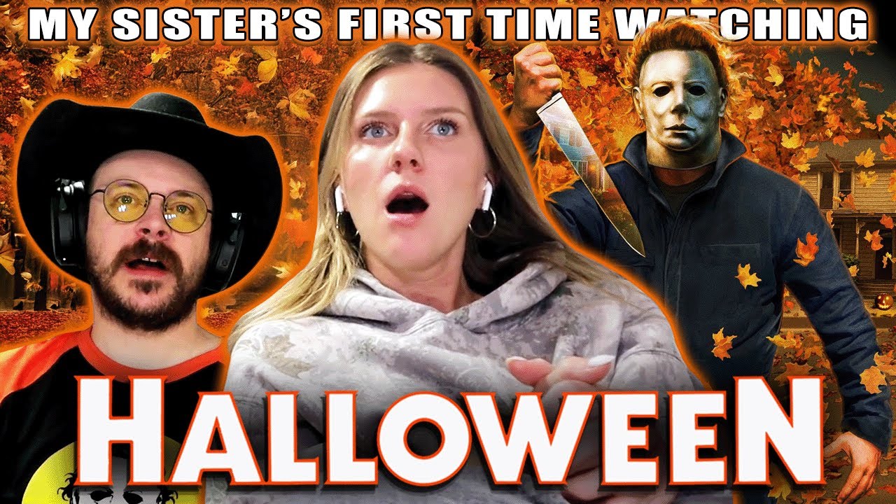 Sister's First Reaction to the Classic Horror 'Halloween' (1978) 🎃 | Berly Movie Reaction