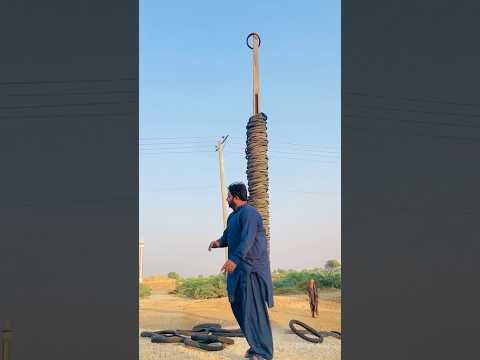 Unbelievable Tyre Throw Distance! #shorts #trending #shortsviral