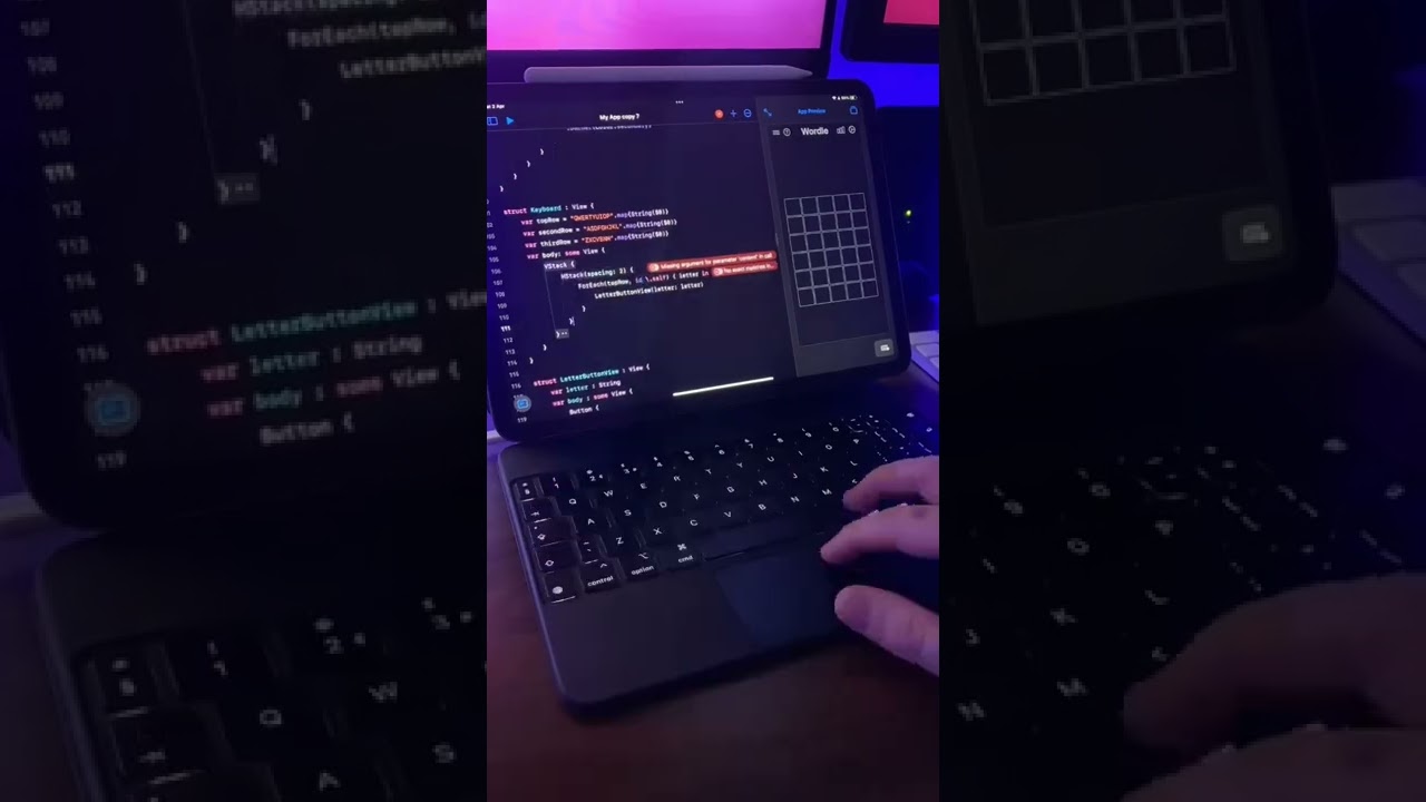 Building Wordle App on iPad with Swift Playgrounds ⏱️