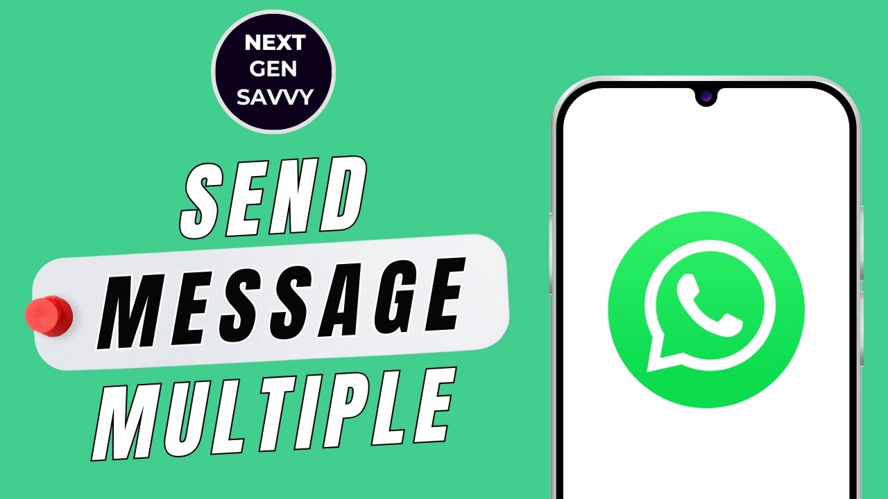 HOW TO SEND MESSAGE TO MULTIPLE CONTACTS ON WHATSAPP