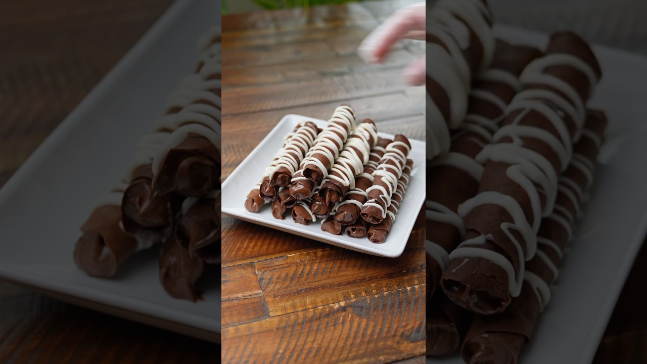 ويفر الشوكولاتة الملفوف - وصفة اقتصادية