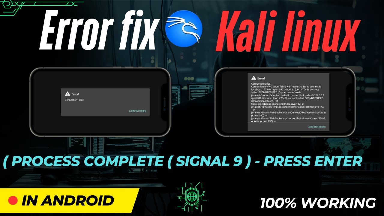 How to Install Kali Linux GUI on Android Using Termux | Disable phantom process | Fix all error