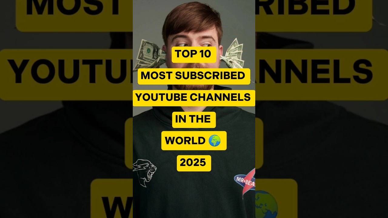 Top 10 Most Subscribed YouTube Channels in 2025 ๐