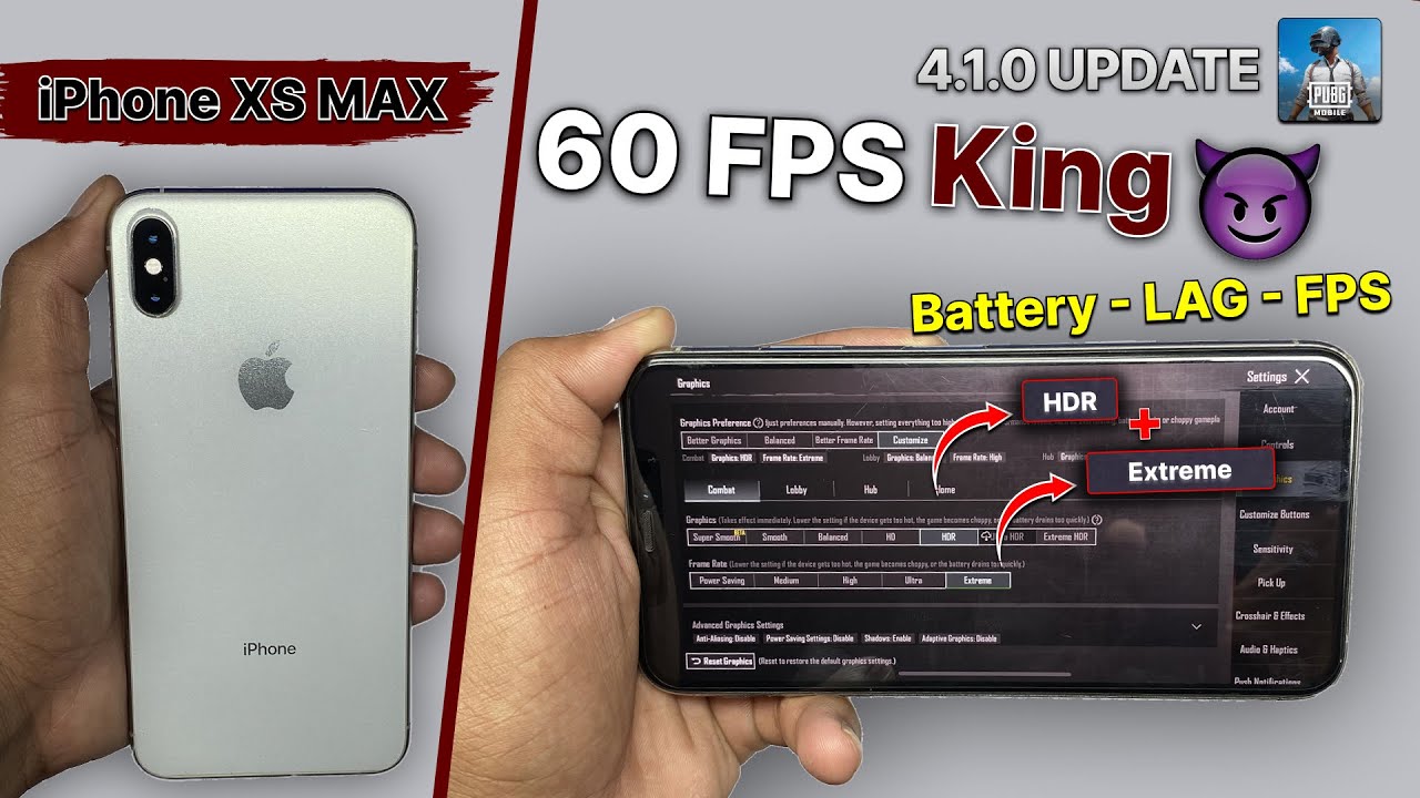 iPhone Xs Max PUBG Test 2025 🔥