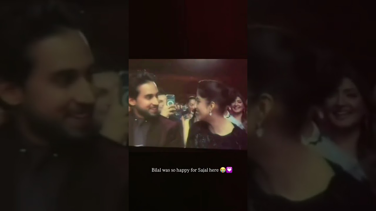 Sajal Ali & Bilal B together at 10th Hum Awards 🎉