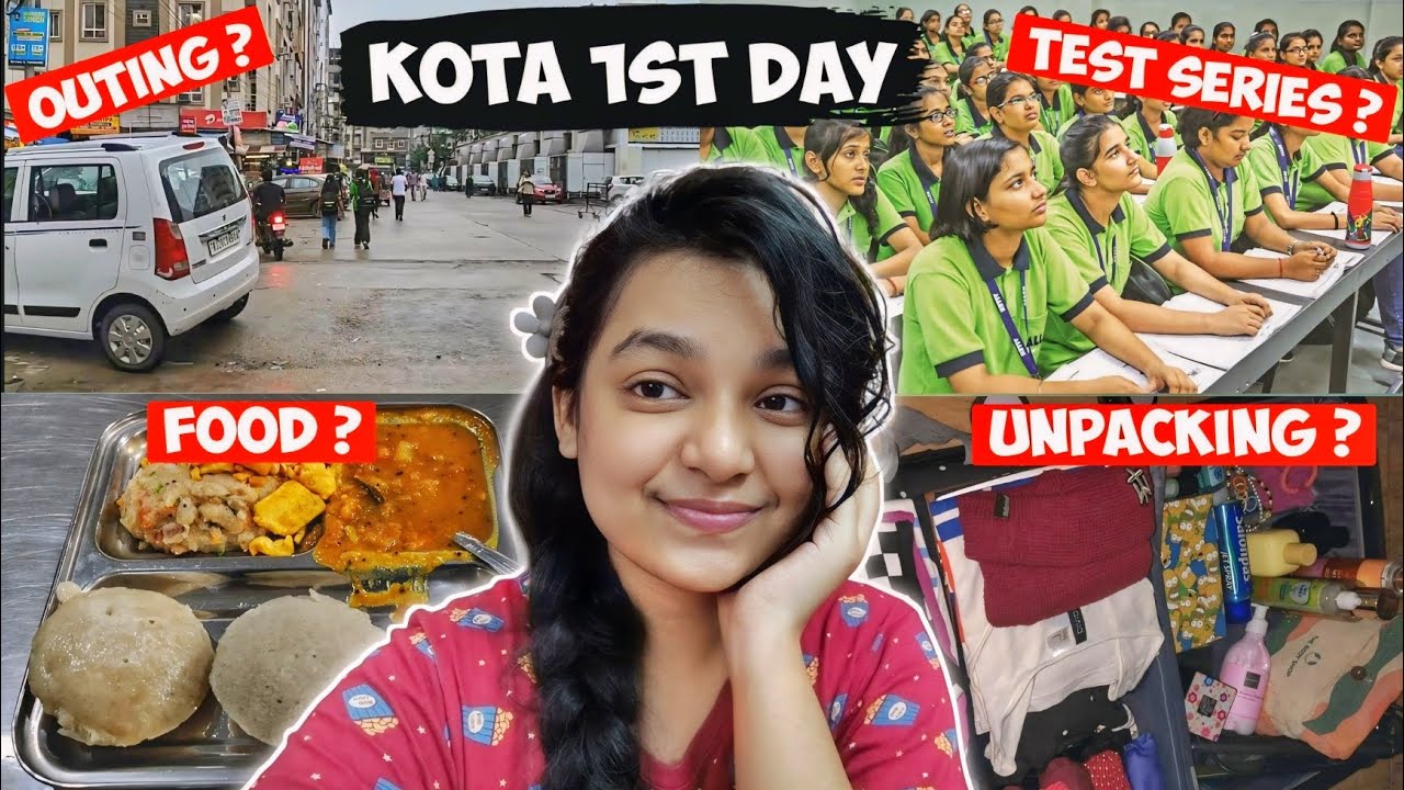My First Day in Kota: Hostel Life, Study Challenges & New Beginnings 🚀