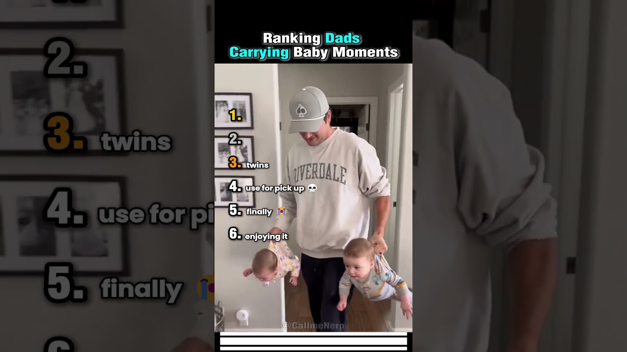 Ranking Dads Carrying Baby Moments 💪