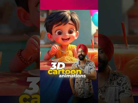 FREE 3D Cartoon Animation videos 😱 with Ai Tool ✅ #ai #3d #3dcartoonvideo