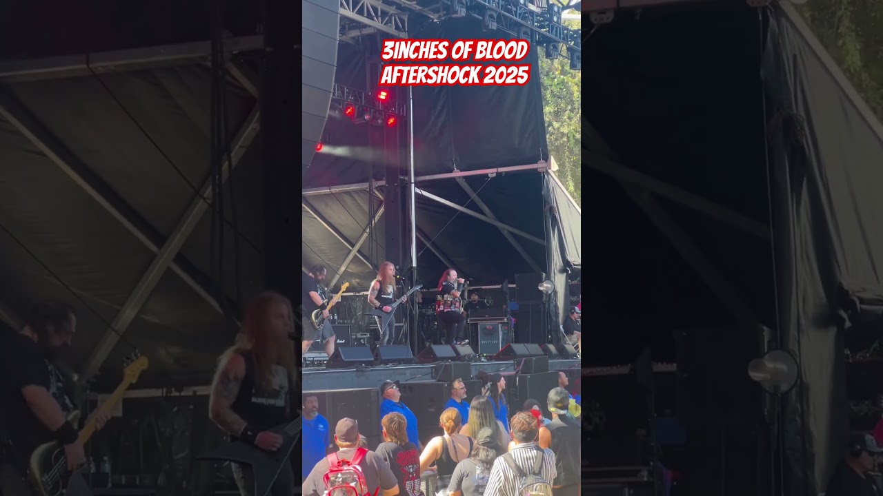 3 Inches of Blood at Aftershock 2025 🎸