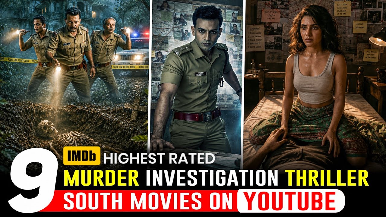 Top 9 Best South Indian Suspense Thriller Movies in Hindi 2026 | South Murder Mystery Movies Hindi