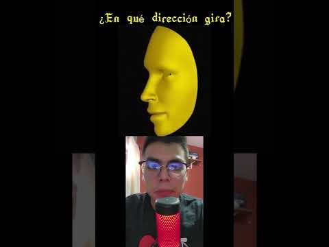 ¿En que dirección gira la mascara? test de inteligencia visual 🌝😵💫