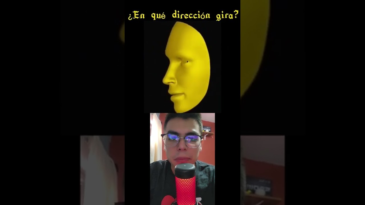 ¿En qué dirección gira la máscara? Test de inteligencia visual 🌝😵💫