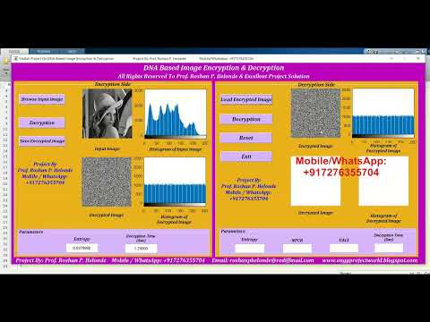 Image Encryption Using DNA Algorithm Matlab Project Source Code