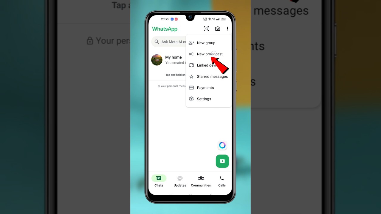 WhatsApp broadcast list Kaise banaen | how to create WhatsApp broadcast list #techfrack #shorts