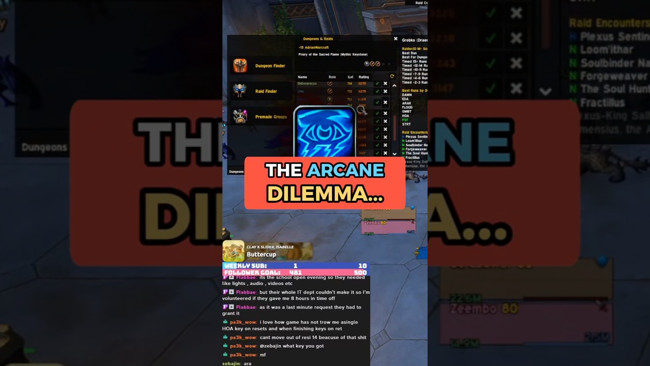 Do YOU invite Arcane mages? ๐ค #mythicplus #worldofwarcraft