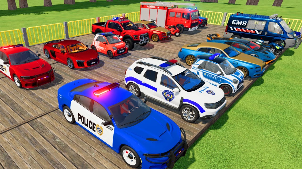 Exciting Car & Emergency Vehicle Transport in FS 22 π