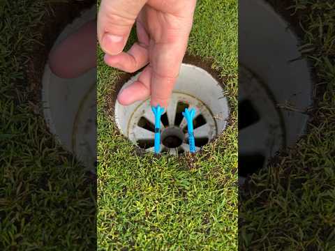 The TWO TEE DRILL For Putting Pace Precision #golf #putting #puttingtips