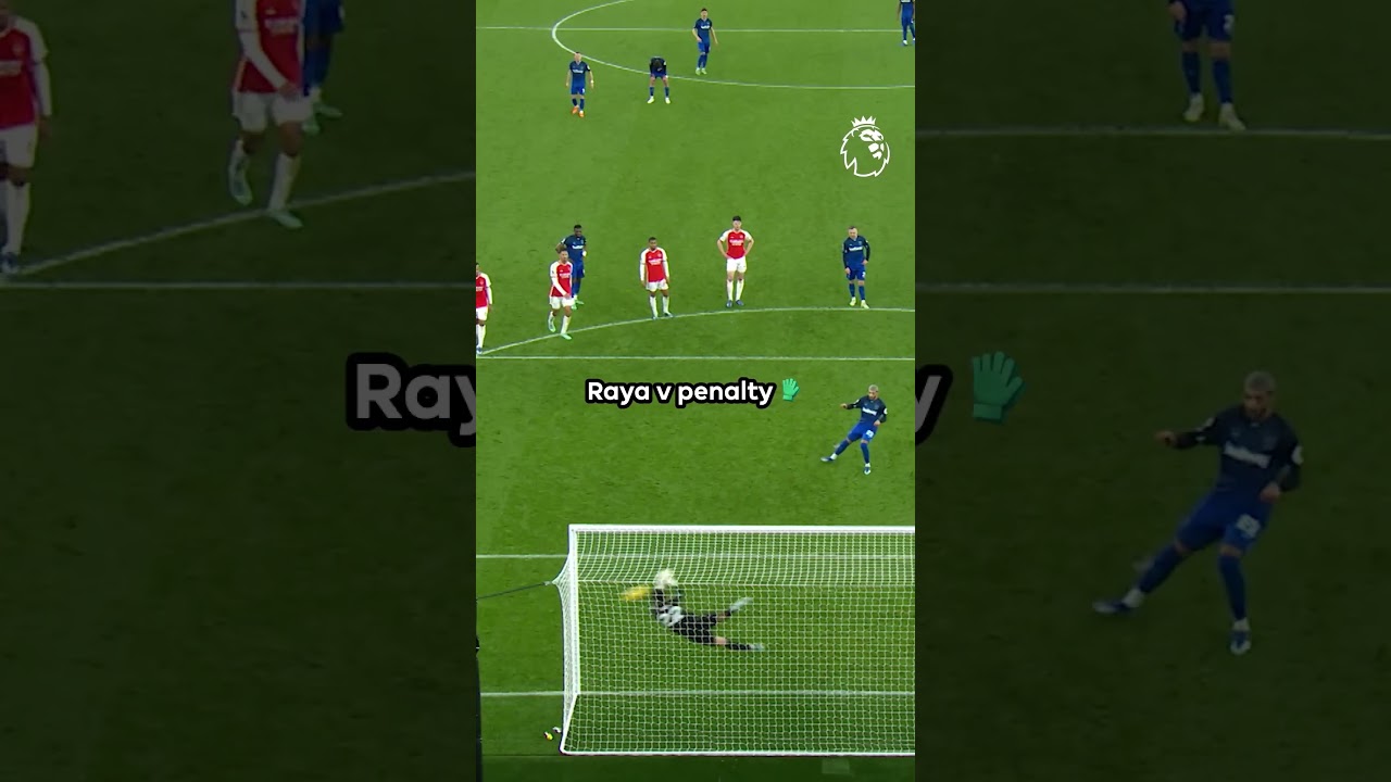 Raya vs Penalty 🧤: Key Save Against West Ham