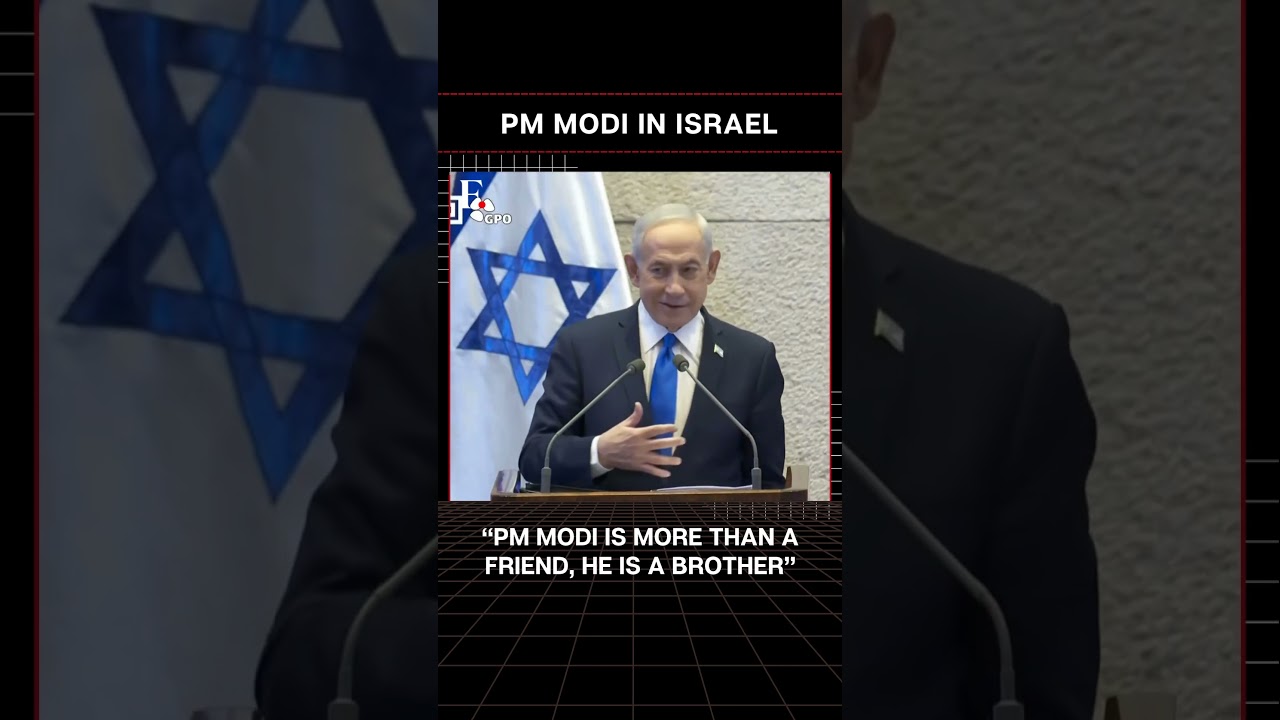#FirstpostNews: Netanyahu welcomes ‘dear friend’ Modi to Knesset | N18G