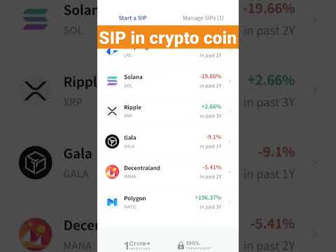 SIP in crypto coin | highest return in crypto invest in polygon #bitcoin #crypto #viral #coindcx