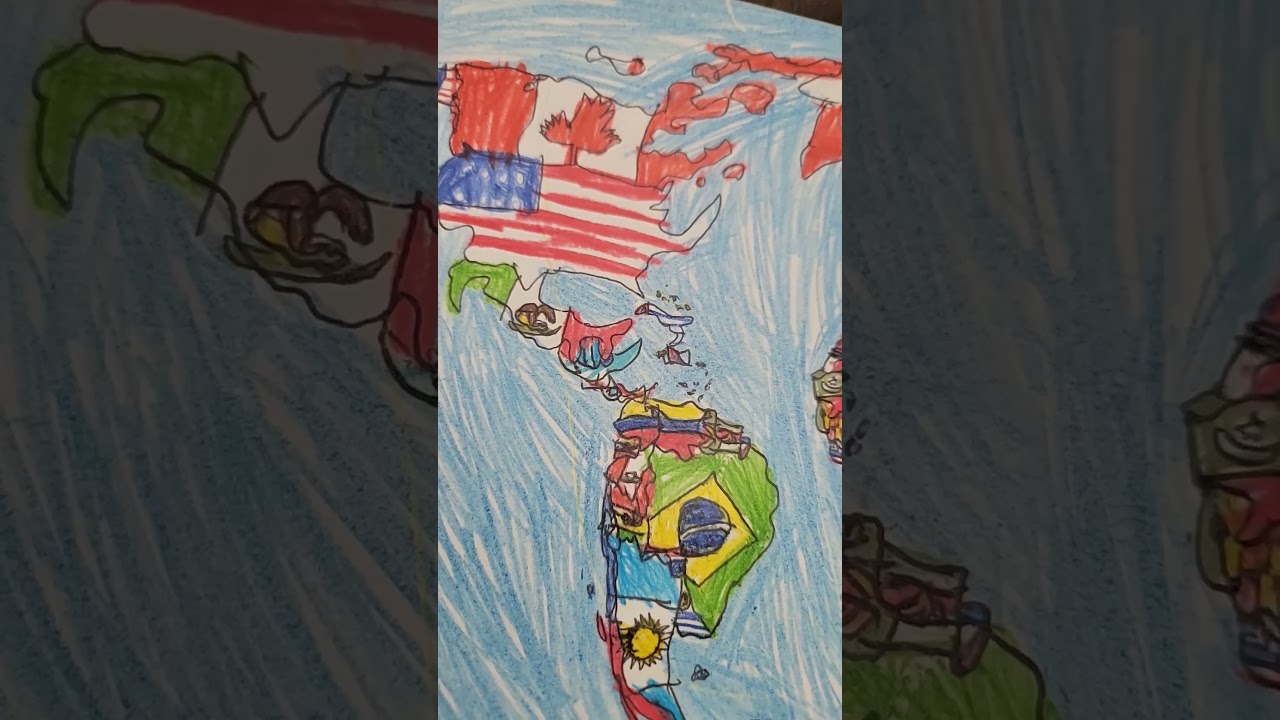 All 7 Continents & Countries with Flags π