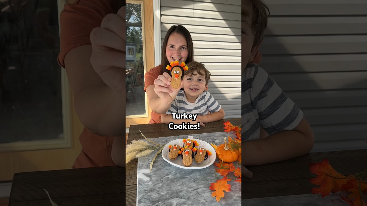 Adorable No-Bake Turkey Cookies for Fall 🍁