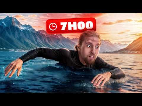 J'ai traversé le plus grand lac d'Europe à la nage