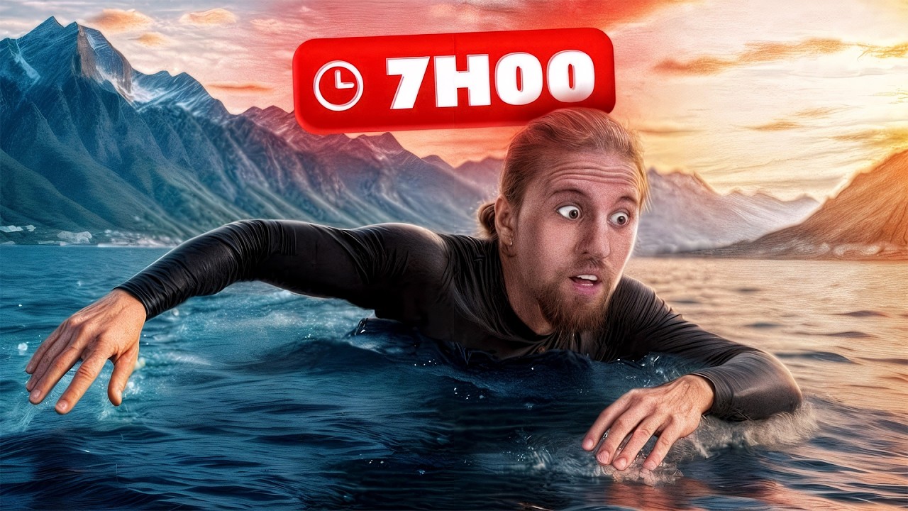 J'ai traversé le plus grand lac d'Europe à la nage