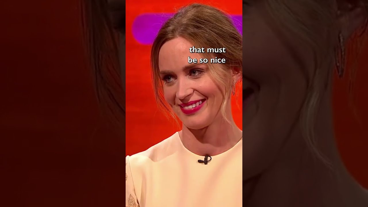 Emily Blunt's Hilarious Impression π #Shorts