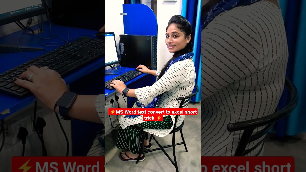 Quick Trick to Convert MS Word Text to Excel 📊
