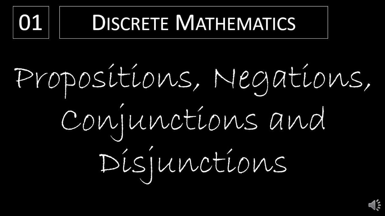 Master Discrete Math: Propositions, Negations, Conjunctions & Disjunctions 📚