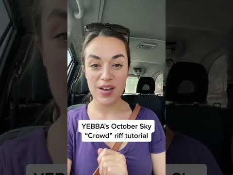 YEBBA 'October Sky' Riff Tutorial 🎶