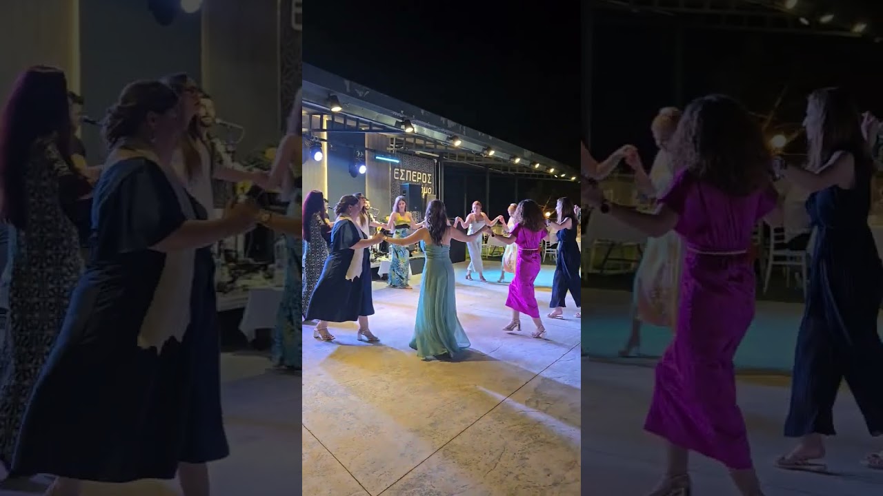 Greek Wedding Dance in Crete 💃