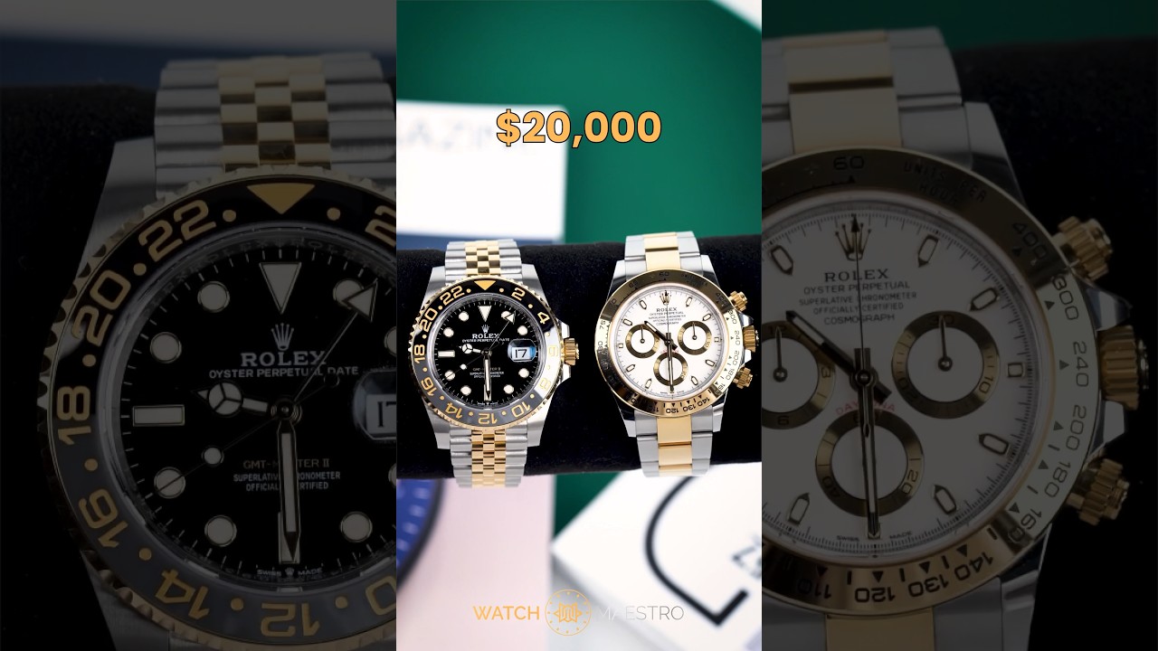 Rolex Showdown: GMT-Master II Zombie vs. Daytona Two-Tone for $20K