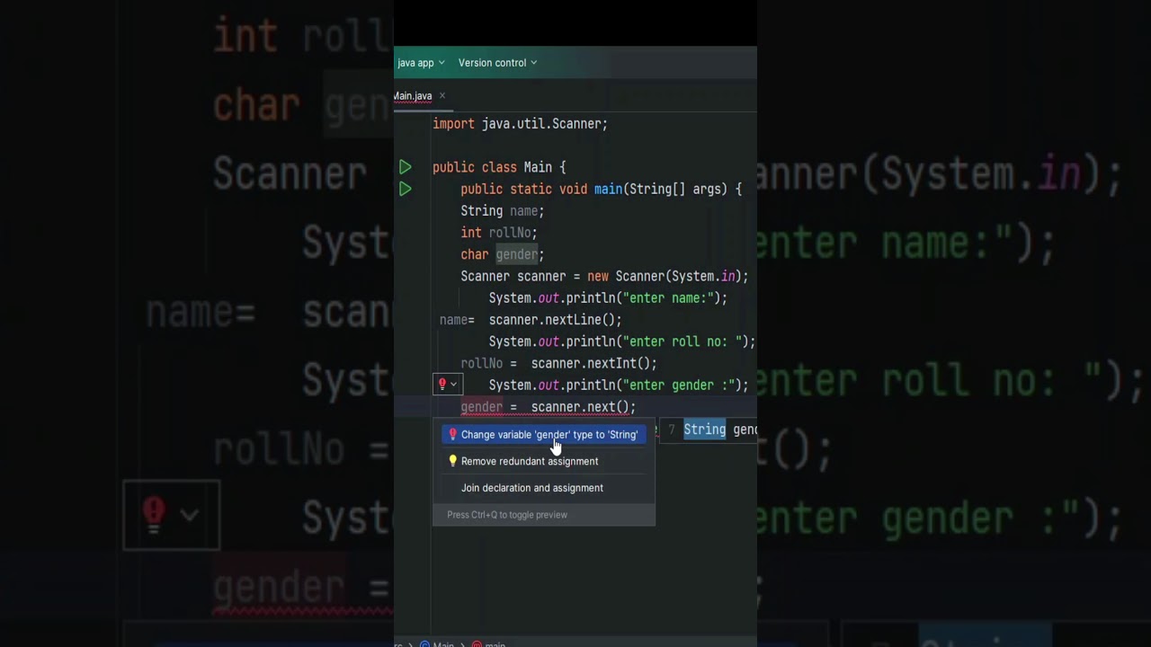 Java Programming Mini Project Overview