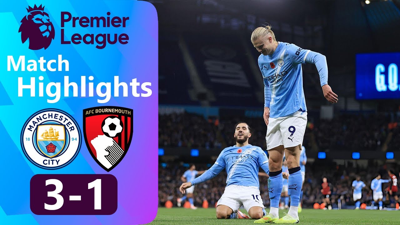 Manchester City vs Bournemouth 3-1 Highlights Golas | Premier League 2025 | bournemouth man city
