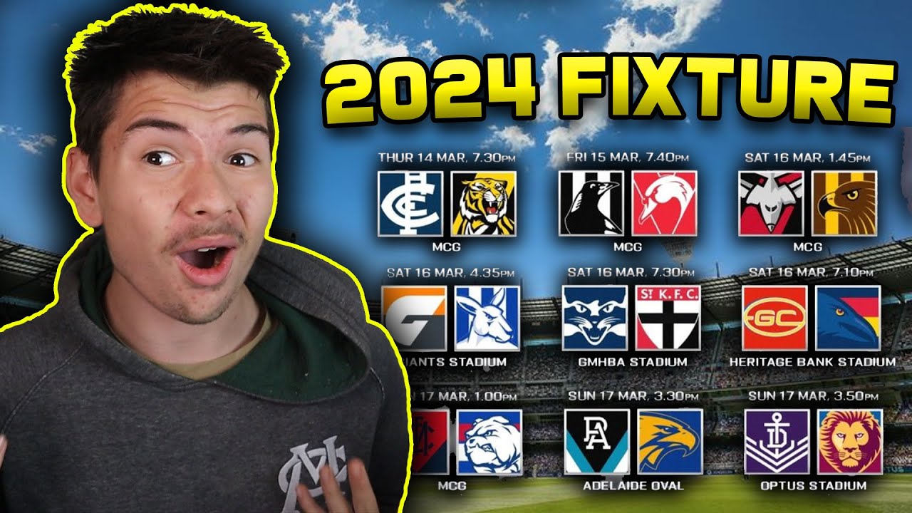 2024 AFL Fixture Revealed 🚀