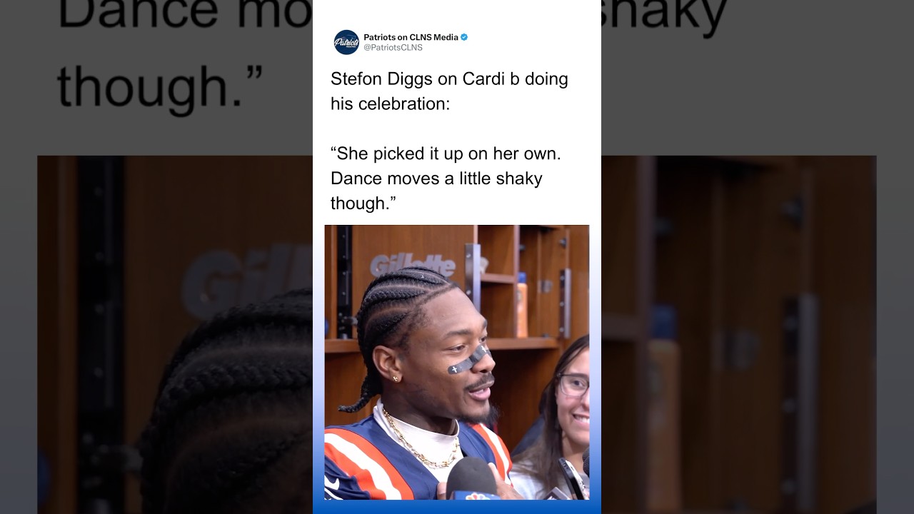 Stefon Diggs Reacts to Cardi B Mimicking His Signature Celebration π