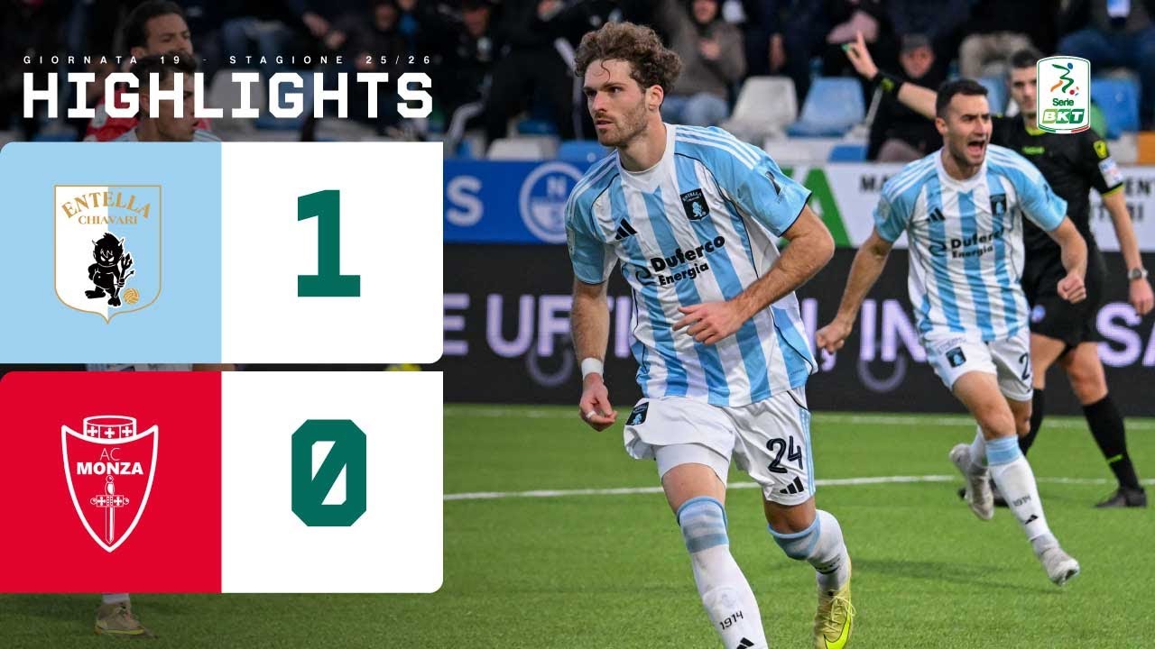 Virtus Entella Beats Monza 1-0 with Penalty ⚽