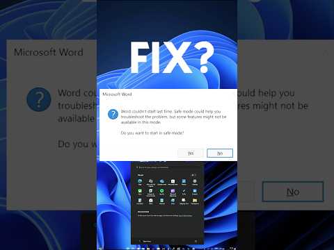 Microsoft Word Safe Mode Problem SOLVED You Won't Believe How Easy It Is