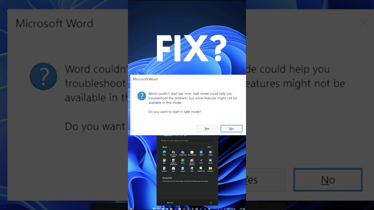 Fix Microsoft Word Safe Mode Issue Easily – Quick & Simple Solution! 🔧